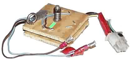 Joystick control switch.