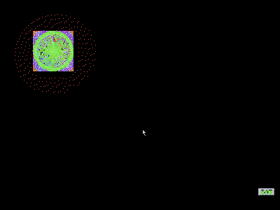 Screen view of progam.